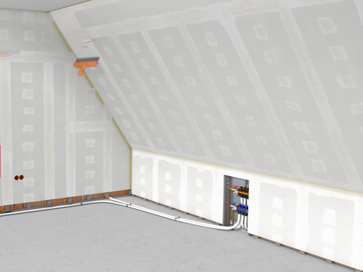 Wand en/of plafond afwerken