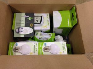 Inhoud energiebespaarboxen