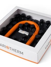 Sample vloerverwarming noppenplaat