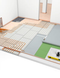 Overzicht onderdelen Technea droogbouw vloerverwarming