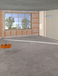 Variotherm Easyflex systeem - Natbouw wandverwarming of klimaatplafond