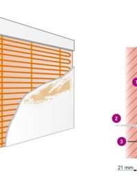 Muurverwarming stenen muur