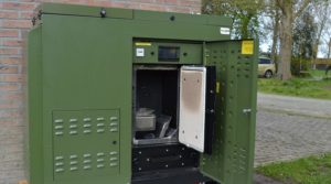 Weerbestendige pelletketel