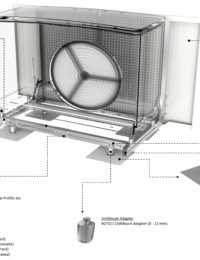 JualSolar warmtepomp montageframe onderdelen overzicht