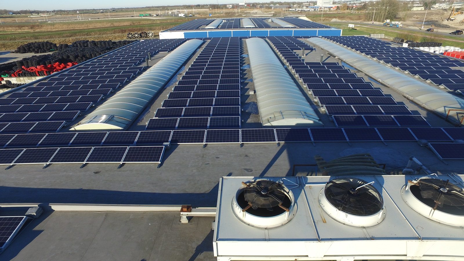 SDE+ subsidie voor 2400 zonnepanelen bij Grain Plastics