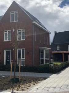 Nieuwbouw woning met warmtepomp en douche-wtw