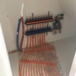 Kunststof vloerverwarming pomp verdeler