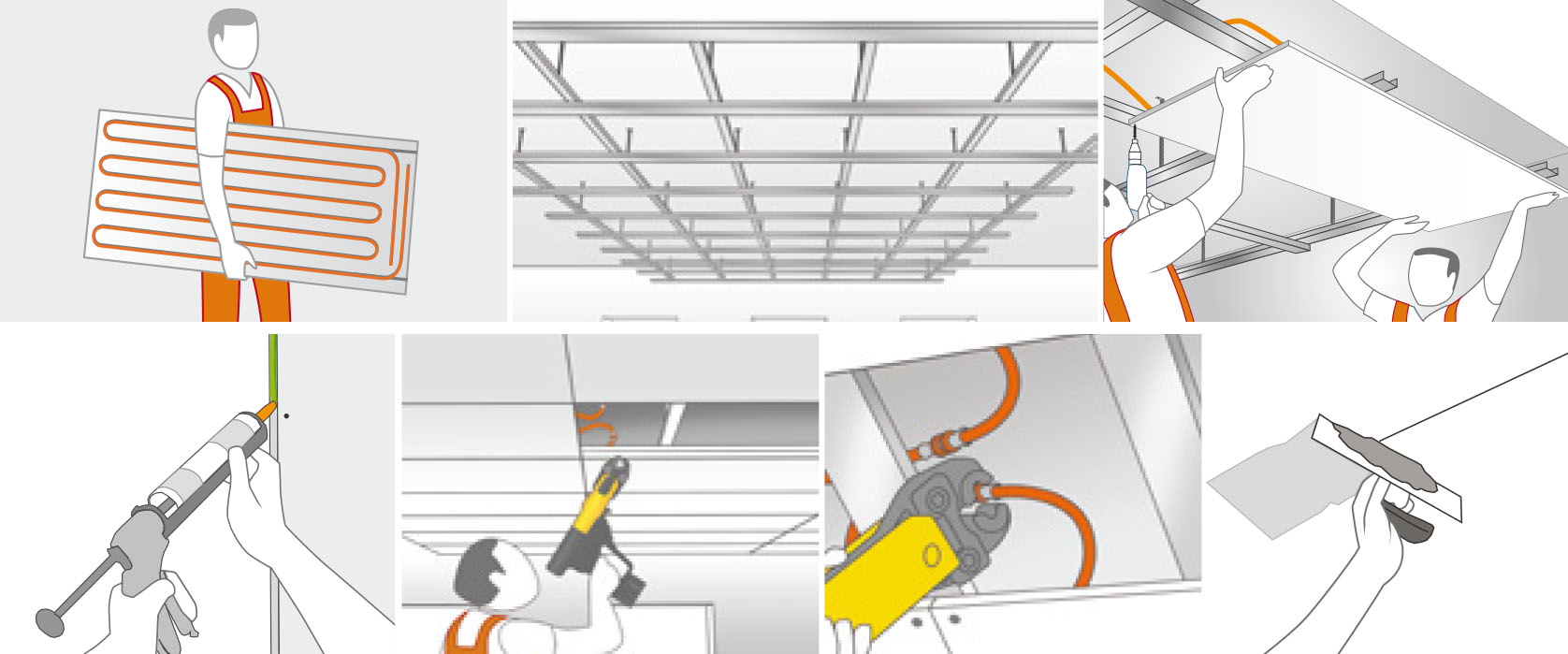 Klimaatplafond installeren