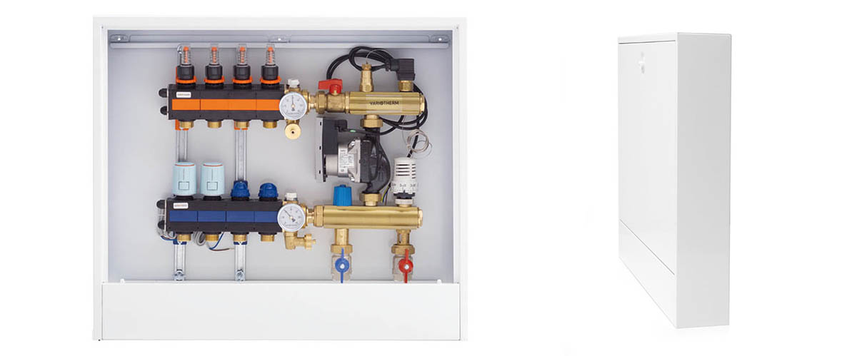 Ombouwkast vloerverwarming verdeler