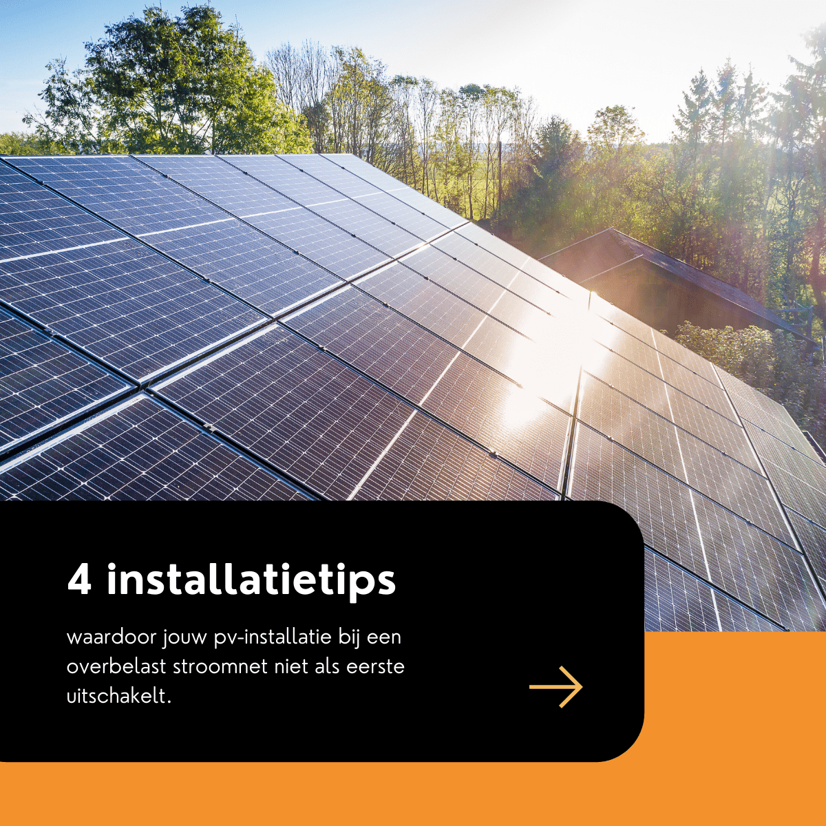 4 tips voor de installatie van zonnepanelen